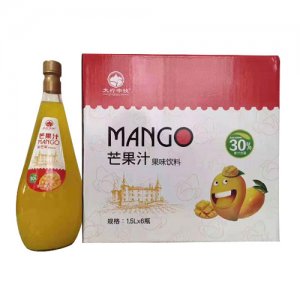 太行中饮芒果汁果味饮品1.5Lx6瓶