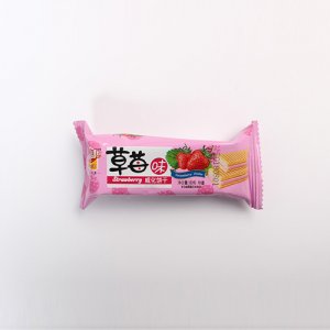 润德康草莓味威化饼干