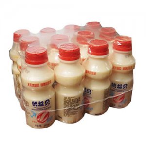 优益贝乳酸菌饮品草莓味340mlx12瓶