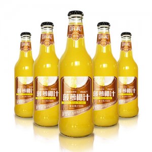 汾滨菠萝椰汁复合果汁饮料330mlx6瓶