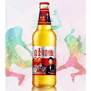 8090后青春活力啤酒红标500ml