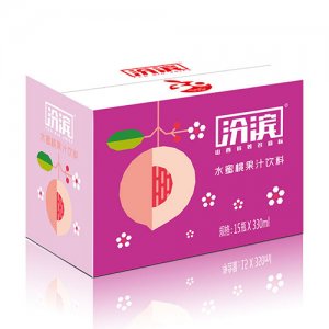 汾滨水蜜桃果汁饮料330mlx15瓶
