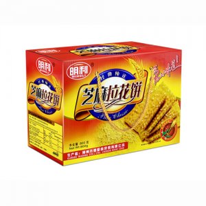明利芝麻拉花饼800克