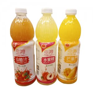 太行中饮生榨水蜜桃汁饮料500ml