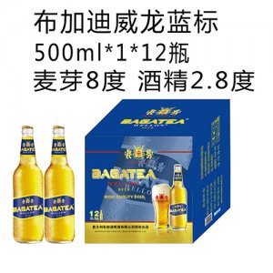 布加迪威龙蓝标啤酒500mlx12罐