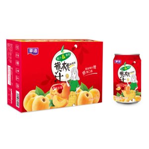 平治黄桃汁饮料320mlx24罐