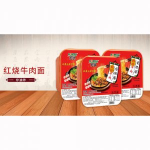 宏绿380G红烧牛肉面