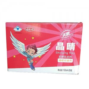 娃哈哈晶睛发酵乳饮品红标100mlx20瓶