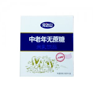 完达山乳饮品中老年无蔗糖竖礼盒（配袋）装