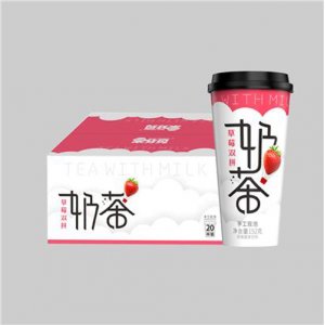 果分贝草莓双拼奶茶152g