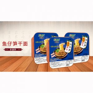 宏绿380G鱼仔笋干面