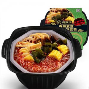海底捞香辣素食自煮小火锅400g