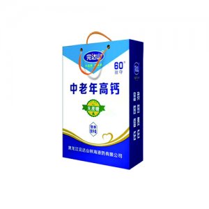 完达山乳饮品中老年高钙标箱手提袋装