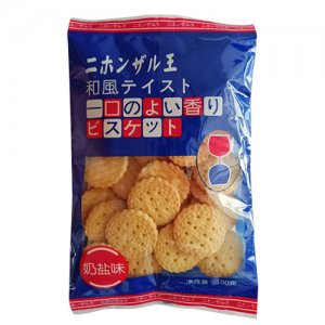 豫美味日式小圆饼干奶盐味100g