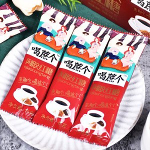 喝蔗个阿胶红糖18g