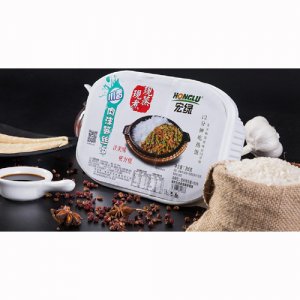 宏绿360G肉沫笋丝饭