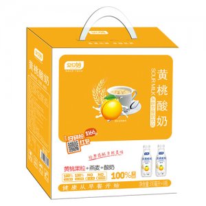 众口妙黄桃酸奶饮品310mlx8瓶