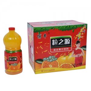 博丰粒之源橙汁混合果汁饮料2.5Lx6瓶