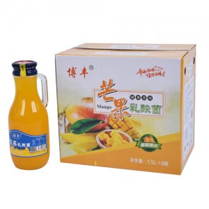 博丰芒果乳酸菌宴席果汁饮品1.5Lx6瓶