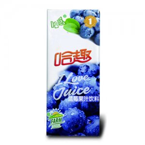 哈趣蓝莓果汁250ml
