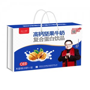 众口妙高钙坚果牛奶饮品250mlx12盒