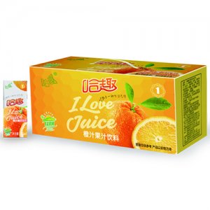 哈趣橙汁果汁250mlx24盒
