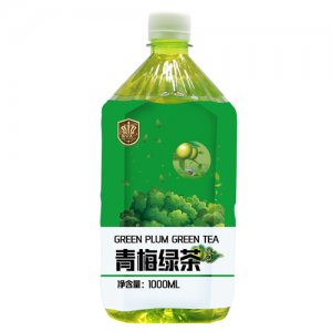 东皇太一青梅绿茶饮料1L装