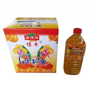 博丰C果粒爽果粒果汁饮料2Lx6瓶