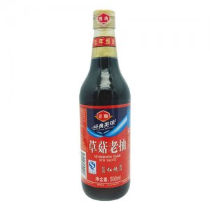 正顺500ml蓝红标草菇老抽