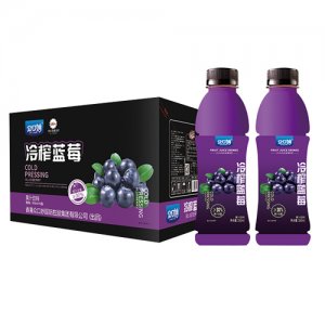 众口妙冷榨蓝莓汁饮料550mlx15瓶