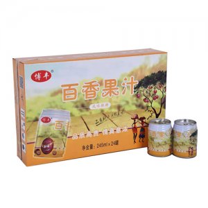 博丰百香果汁饮料245mlx24罐