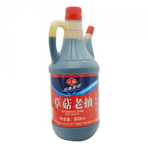 正顺800ml蓝红标草菇老抽