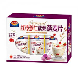 闪亮号红枣薏仁紫薯燕麦片900g