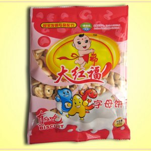 大红福80克-字母饼干