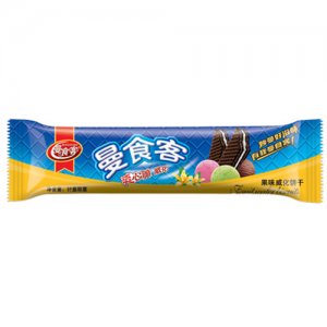 曼食客夹心脆果味威化饼干