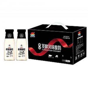 旭日食品发酵风味酸奶箱装