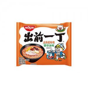 日清食品出前一丁北海道味噌猪骨汤味拉面100g