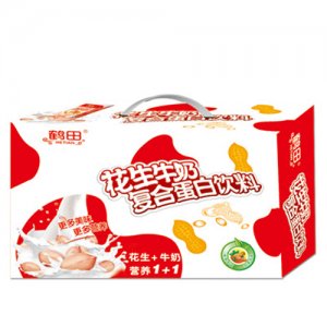 鹤田花生牛奶复合蛋白饮料箱装