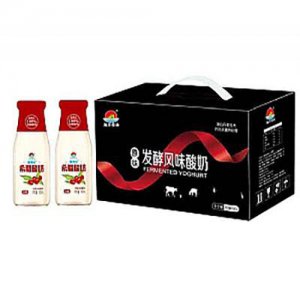 旭日食品发酵风味酸奶原味箱装