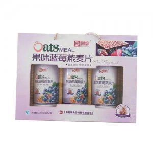麦德风果味蓝莓燕麦片礼盒装600g