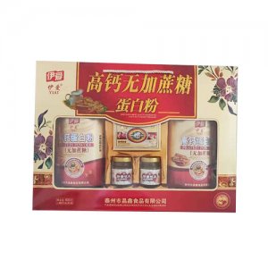 伊爱高钙无加蔗糖蛋白质粉礼盒装600g