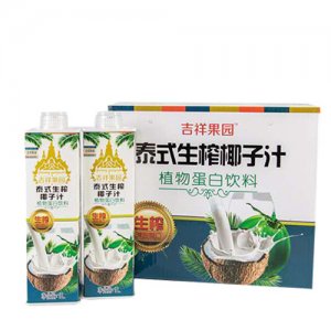 金樱泰式生榨椰子汁1L箱装