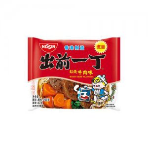 日清食品出前一丁红烧牛肉味拉面100g