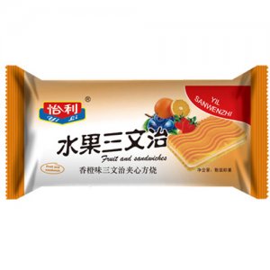 怡利水果三文治夹心方烧饼干