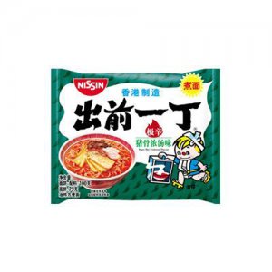 日清食品出前一丁极辛猪骨浓汤味拉面100g