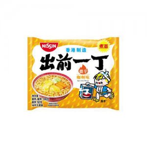日清食品出前一丁微辛咖喱味拉面100g