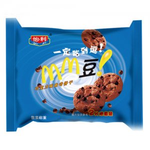 怡利怡利-mm豆巧克力味曲奇饼干