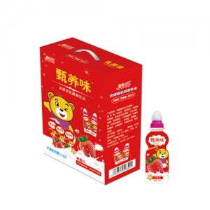 鹤田甄养味发酵型乳酸菌饮品草莓味200mlx16瓶