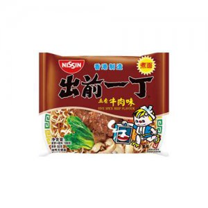 日清食品出前一丁五香牛肉味拉面100g