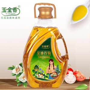 玉金香金地谷物山茶亚麻食用植物调和油5L
